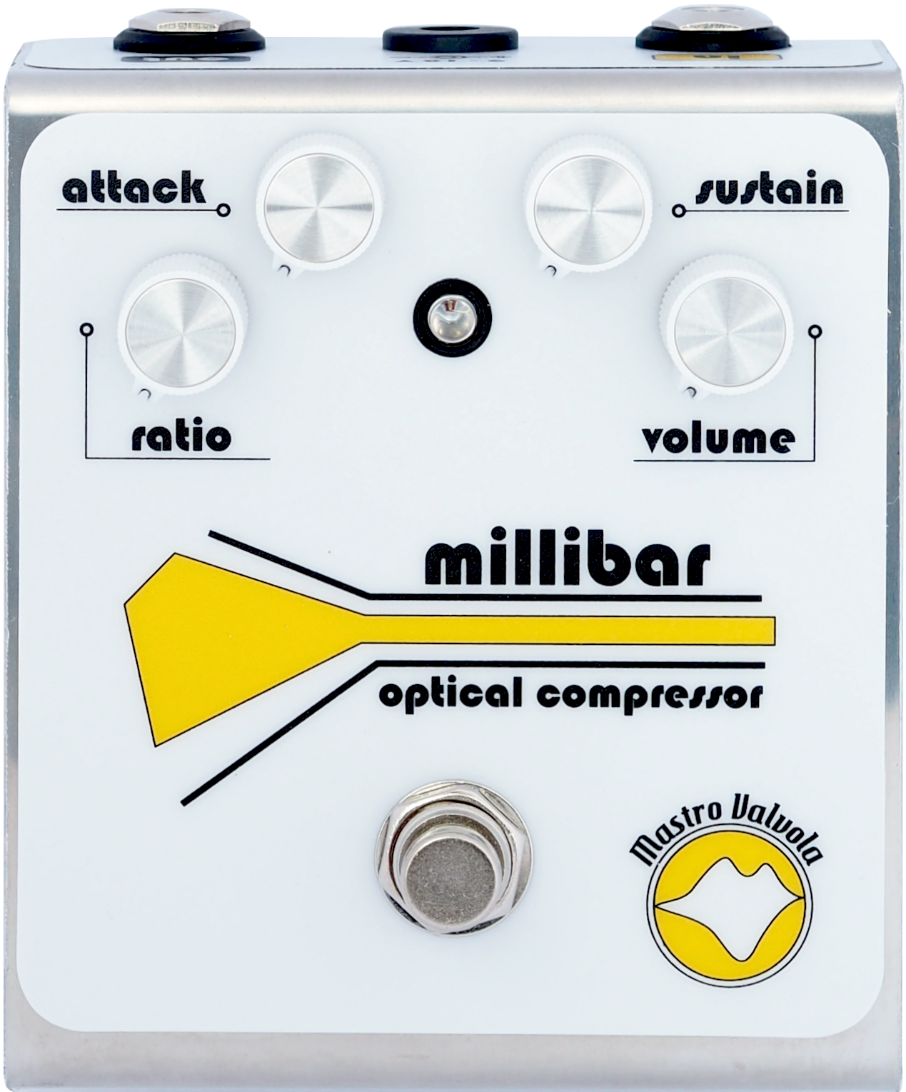 Mastro Valvola pedals - Millibar optical compressor Mastro Valvola pedals - Millibar optical compressor